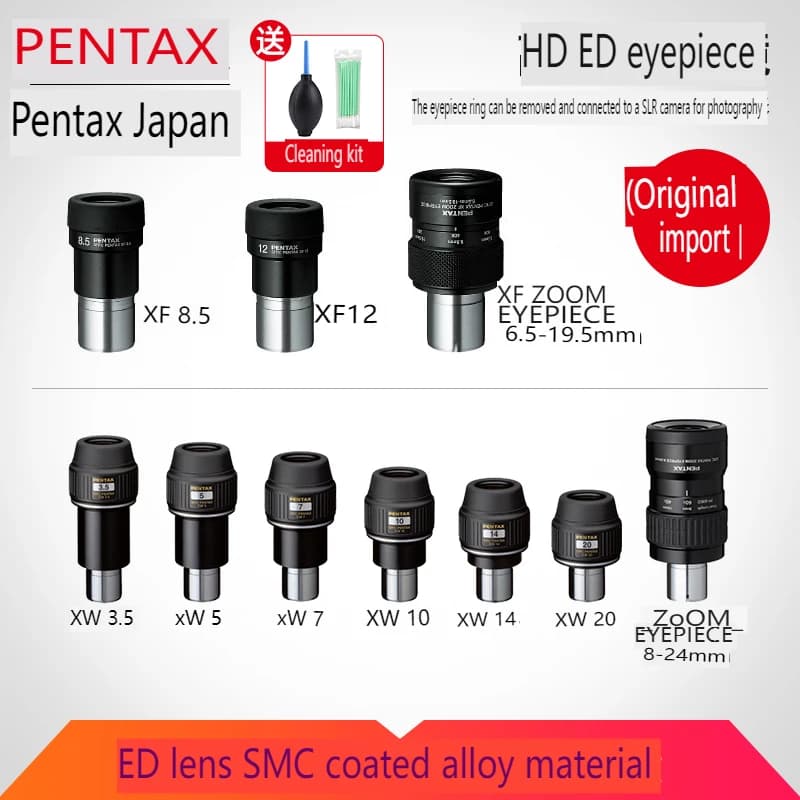 Oculare a ingrandimento variabile Pentax Telescopio per birdwatching da 1,25 pollici Telescopio per visualizzazione bersaglio astronomico ad alta definizione
