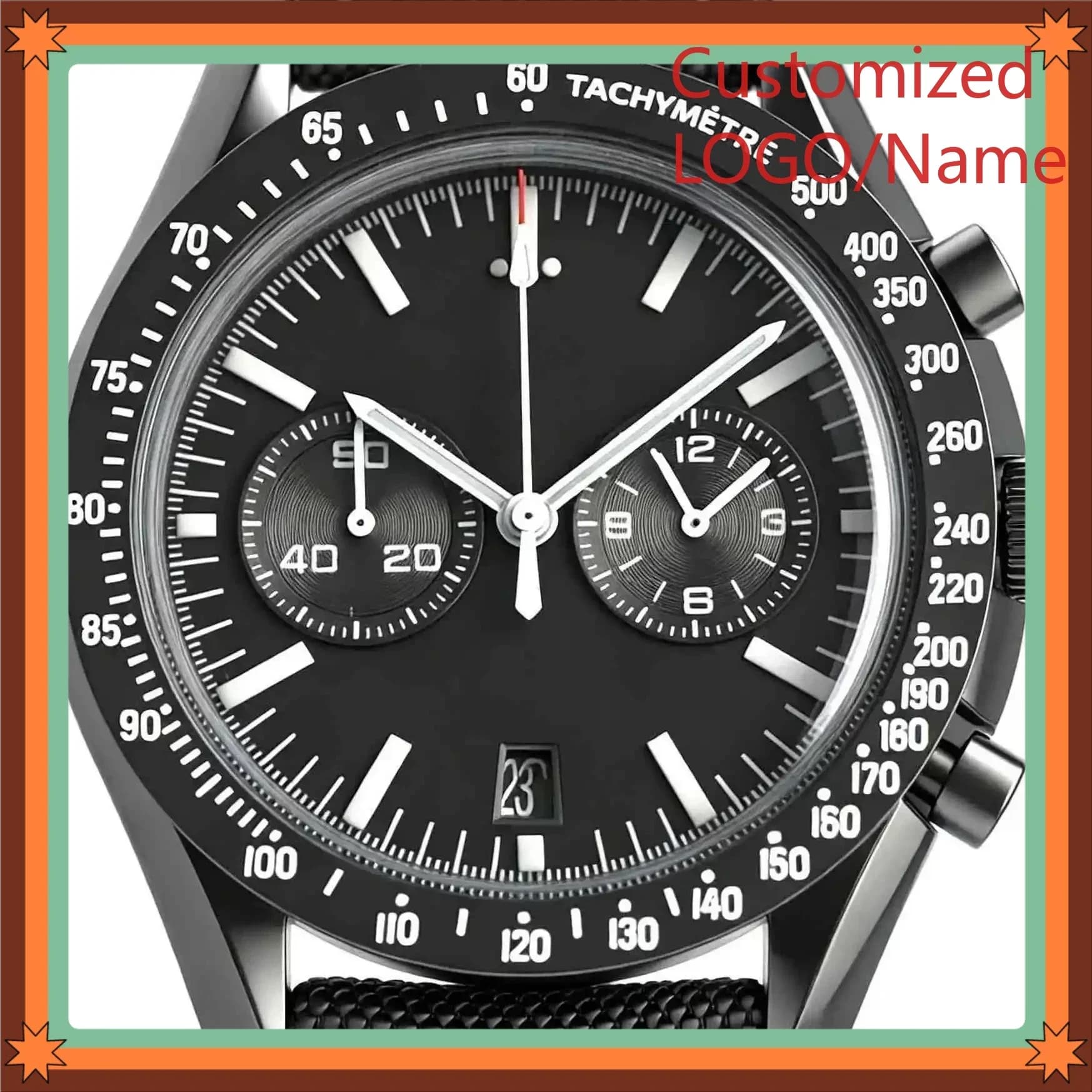 Orologi di Lusso da Uomo DONGge Store 43mm in Acciaio 904L con Movimento al Quarzo, Orologi Personalizzati