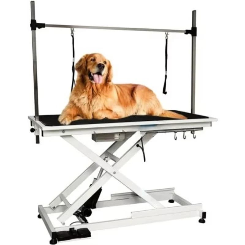 Tavolo da toelettatura per cani regolabile con ascensore personalizzato professionale per animali domestici