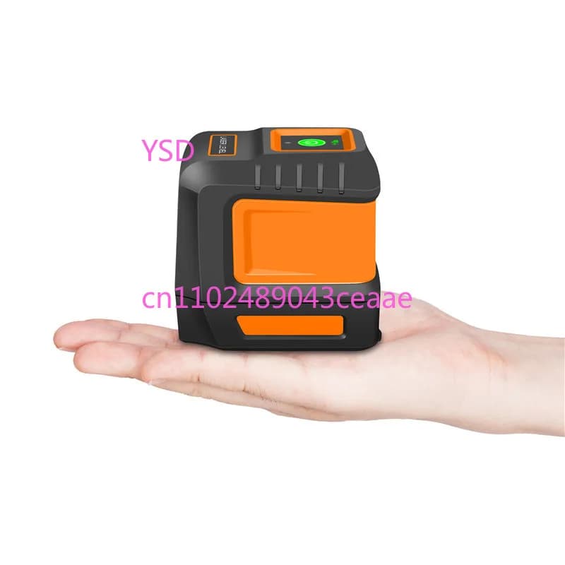Mini livella laser (luce rossa a 2 linee/luce verde portatile, proiettore di linea)