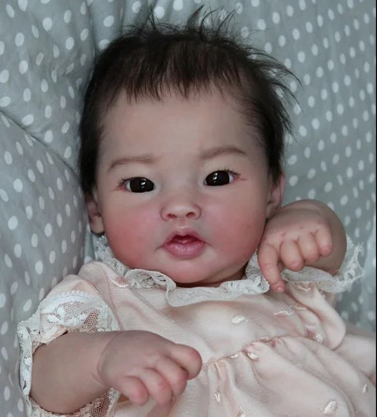 NPK Kit reborn doll unpainted 20 inch PingPing Baby Asian Beautiful Doll Parts DIY