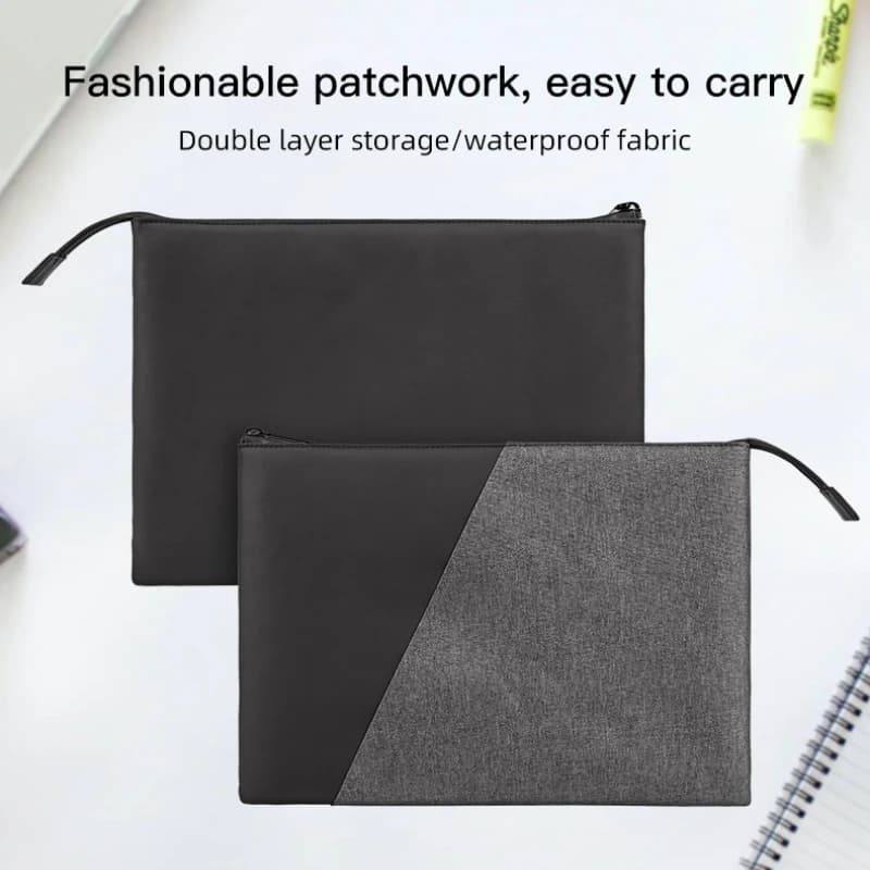 Custodia per laptop portatile in tela ultrasottile da 13-16 pollici, impermeabile, con cerniera, per MacBook Air/Pro