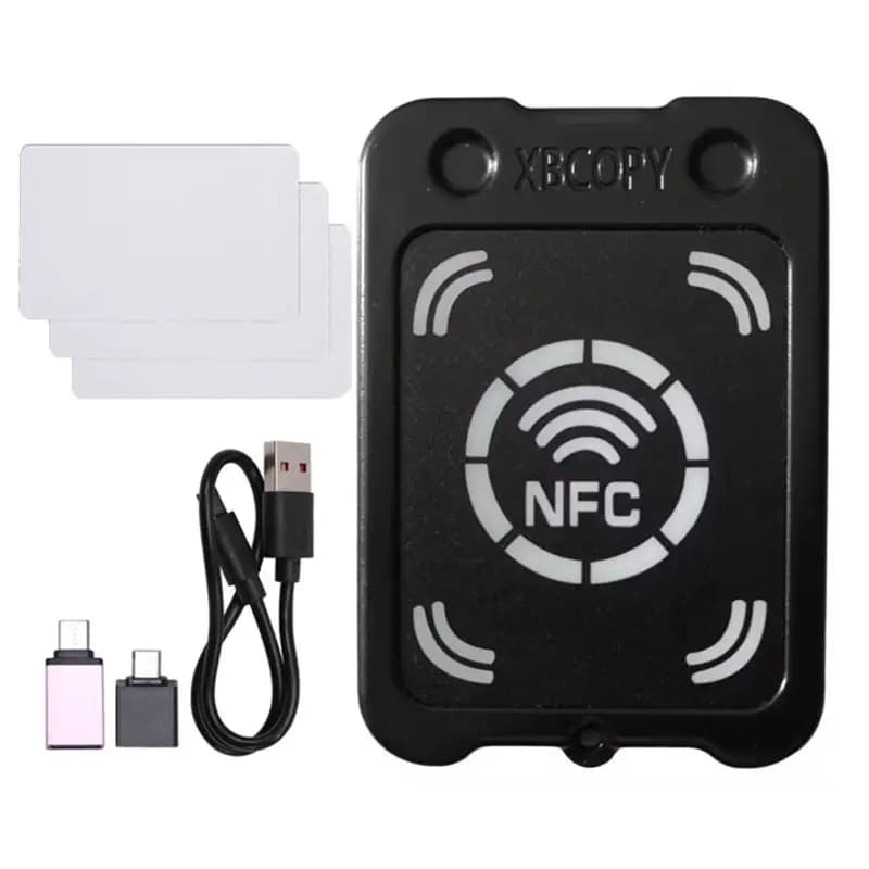 [NUOVO A09R!】 Copiatrice per lettore di schede Smart Chip RFID + 3XCUID Card Lettore di chiavi di crittografia NFC IC 13,56 Mhz Duplicatore clone token RFID