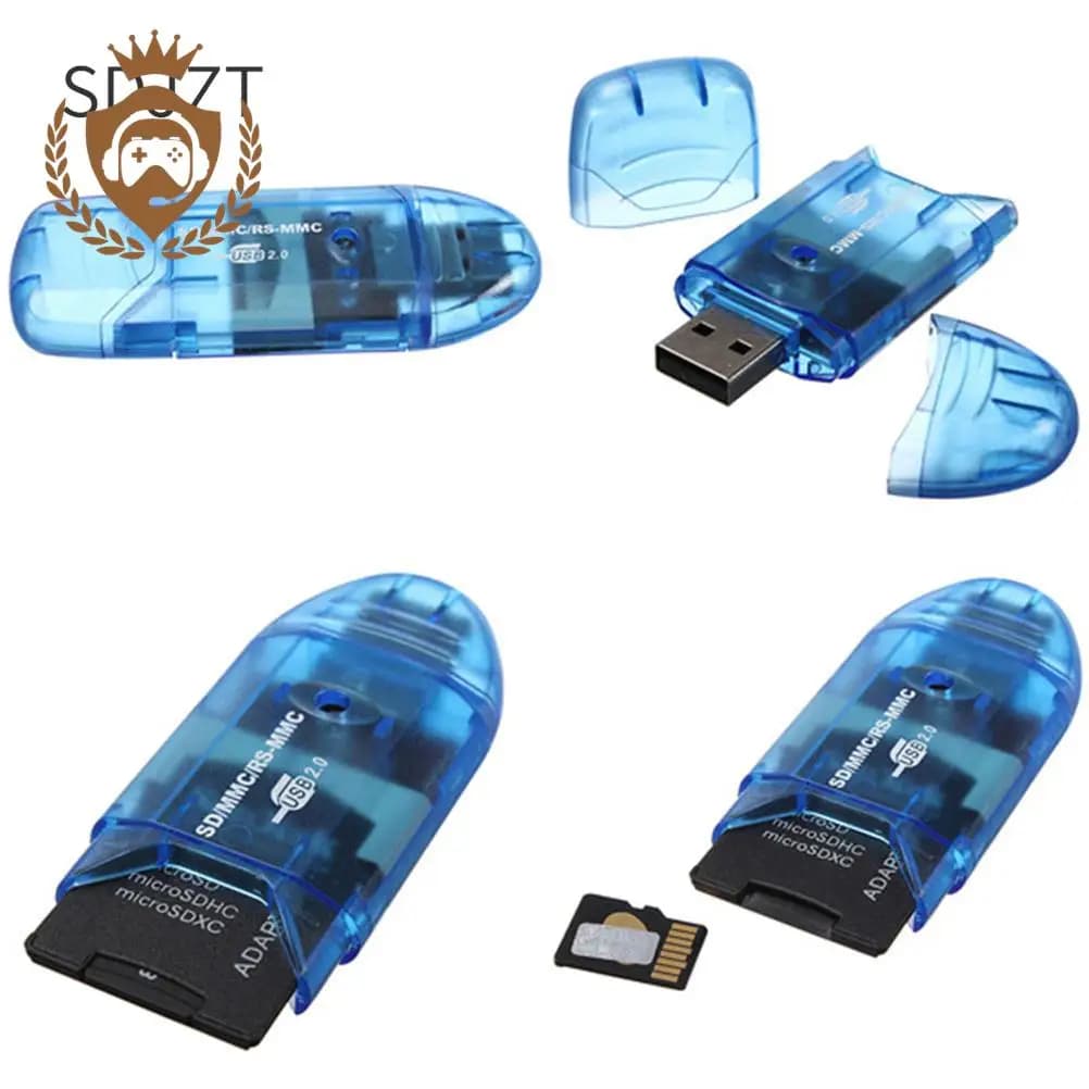 All In 1 USB 2.0 Multi Memory Card Reader Writer Adattatore Connettore Per Micro SD MMC SDHC TF Scheda di Memoria Max 64GB Trasporto di Goccia