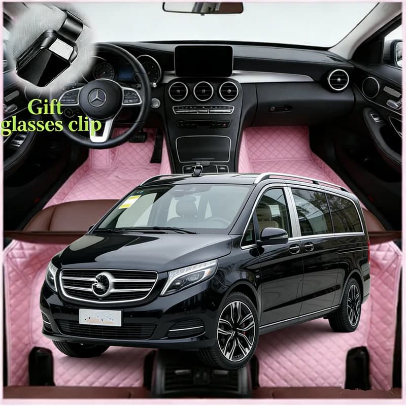 Car mats for Mercedes-Benz Viano W639 MPV 2006-2016 / 7 seats, car accessories, carpet covers, left/right driving