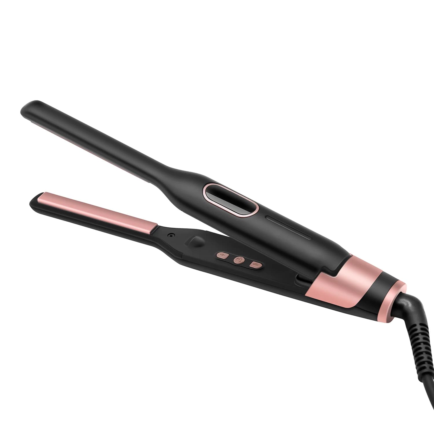 Popular 2 in 1 plate for short hair mini small iron flat ironing wool curls thinner tools for hair styling for man
