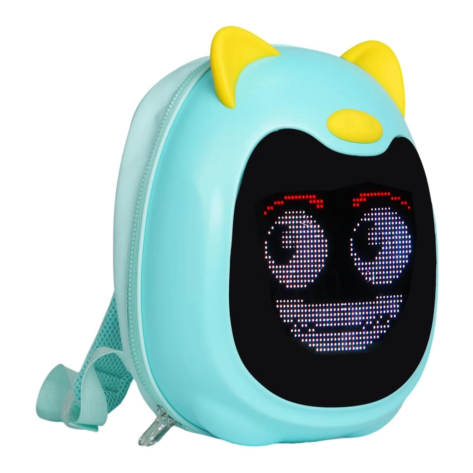 Zaino LOY C5-1 con Schermo LED per Bambini e Asilo, Controllo tramite App, Display, Impermeabile, per Viaggi