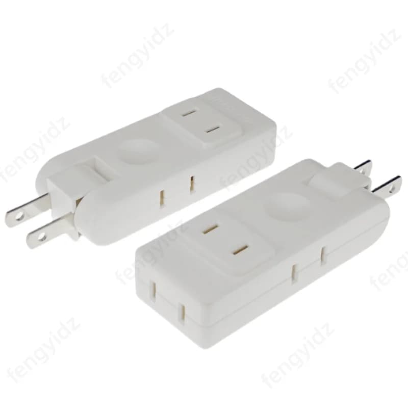 Presa elettrica americana 4 in 1 Canada Giappone Americano Adattatore per spina di rotazione Estensione Convertitore di potenza Adattatore da viaggio Prese CA