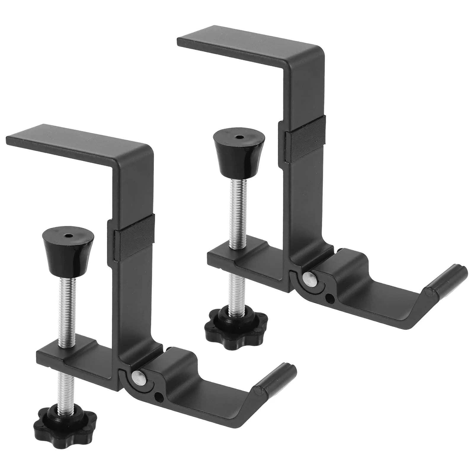 2Pcs Table Clamp Headphone Hanger Sturdy Desktop Headphone Hook Space Saving Headset Organizer for Office Gaming Desk Setup