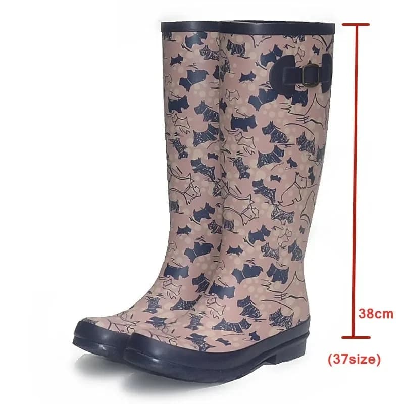 Stivali da pioggia impermeabili a tubo basso e alto da donna Scarpe da pioggia in gomma antiscivolo Escursionismo all'aperto Pesca Scarpe da acqua per bambini