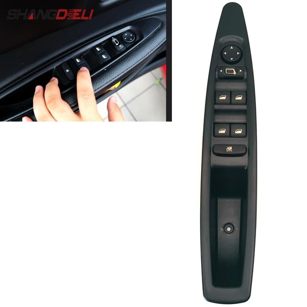 1PC Auto Manuale Finestra di Controllo Sollevatore Interruttore Pulsante Anteriore Sinistro Lato Guida Compatibile per Citroen C4 2004 - 2007 2008 2009 2010