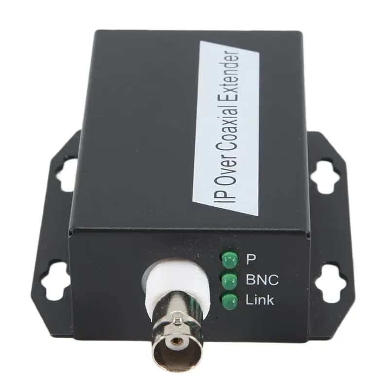 Top Deals 1Pcs Ethernet IP Extender Over Coax HD Network Kit Eoc Coaxial Cable Transmission Extender For Security CCTV Cameras D