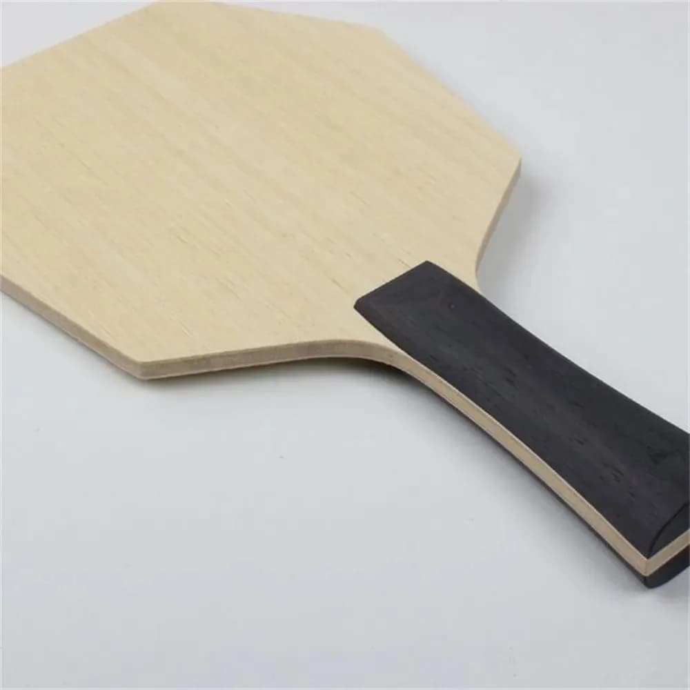 Lama da ping pong Cybershape a 5 strati Struttura in legno puro Piastra di base esagonale per racchetta da ping pong ultraleggera