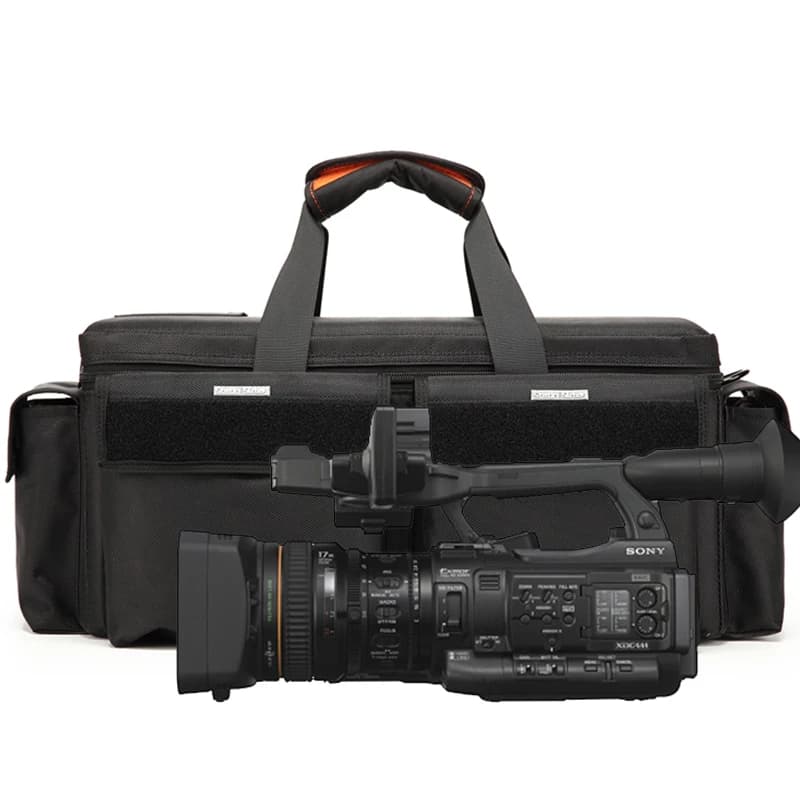 Professional Camcorder Telecamera Handbag DSLR Camera Lens Bag Car Equipment Protective Bag for Sony Panasonic Load Over 20KG