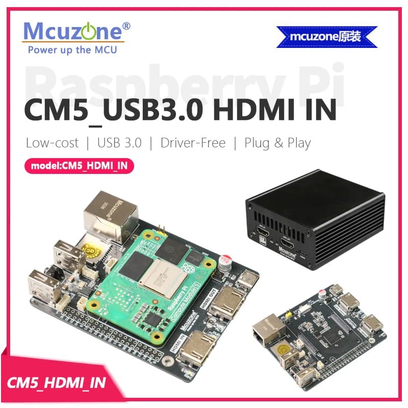 Scheda di acquisizione video ad alta definizione Raspberry Pi CM5_USB3.0 HDMI IN HDMI OUT, con ingresso HDMI, uscita HDMI e 4G LTE
