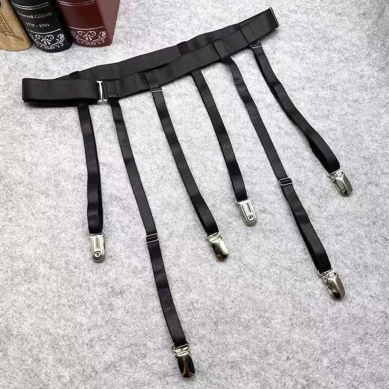 Thigh High Stockings Garter Belt for Women Girls Adjustable Elastic Leg Sock Suspenders Belt Lingerie Garter Lady Stocking Belt
