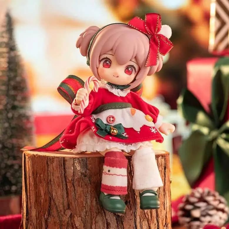 Genuino Natale Nagi Animale Asilo Desiderio Serie di feste Bjd Action Doll Giocattoli squisiti Figurine da collezione alla moda