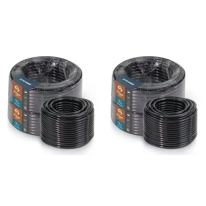 Black Garden Tube in PE AS94-2X OD-12mm for Sprinkler irrigation, 9/12mm irrigation pipe for Sprinkler irrigation systems