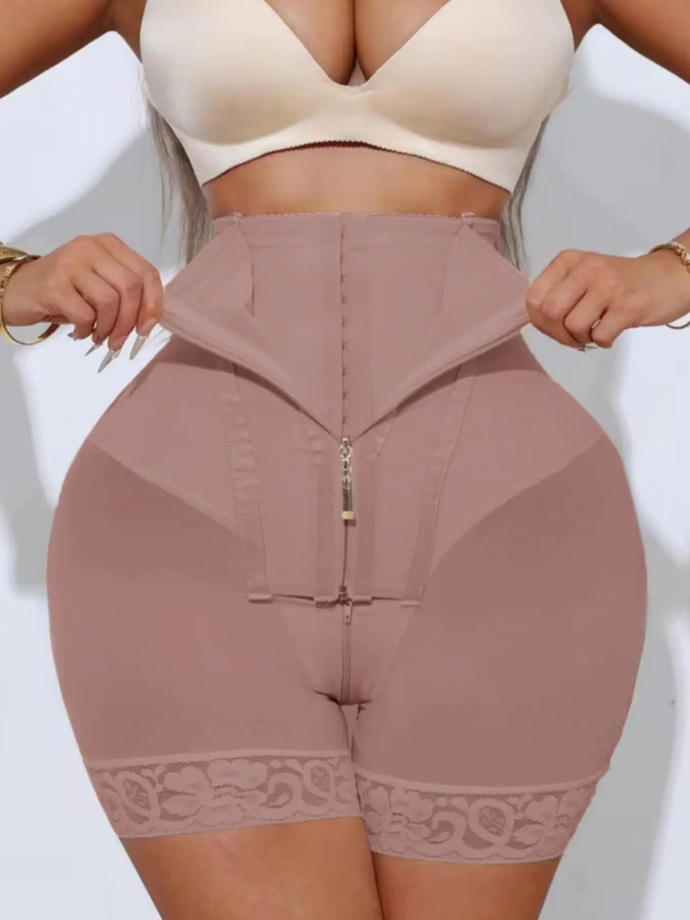 Fajas Colombianas ad Alta Compressione, Pantaloncini Modellanti con Controllo Pancia e Sollevamento Glutei, Supporto Dimagrante per Donna