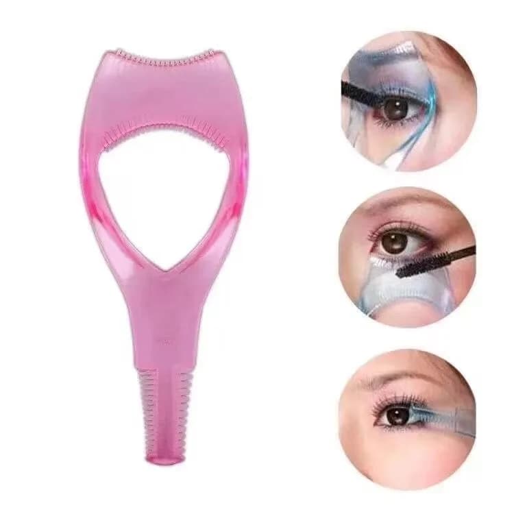 Set di 3 Strumenti 3-in-1 per Mascara, Protezione Riutilizzabile per Ciglia Superiori e Inferiori