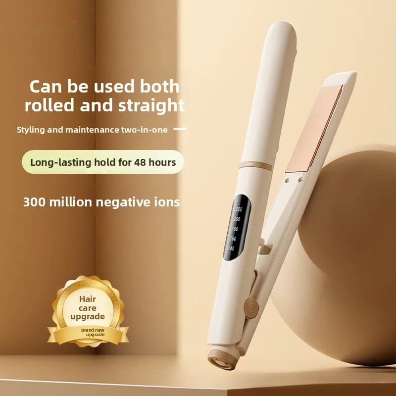 Piastra per capelli 2 in 1 portatile per casa e dormitorio