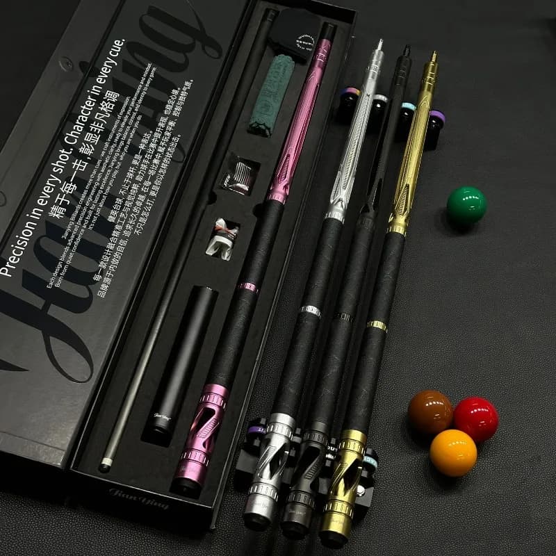 2026 Jianying Pool Cue Set 19-21oz Carbon Fiber Shaft YFEN Premium Aluminum Billiard Cues11.8/12.5mm Tip Metal Pool Cues 58inch