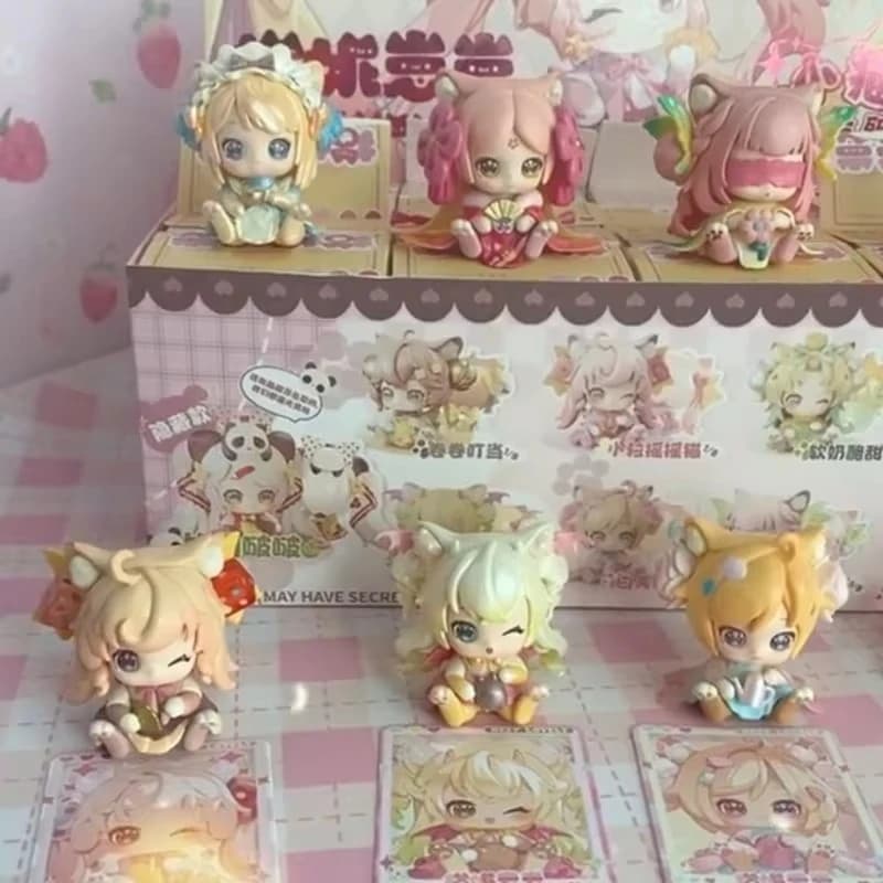 Gatto Moni Kitten Office Series Scatola cieca Figura Scatola misteriosa Simpatico gattino Bambola Borsa a sorpresa Ragazza Regalo di compleanno Giocattolo Caja Misteriosa