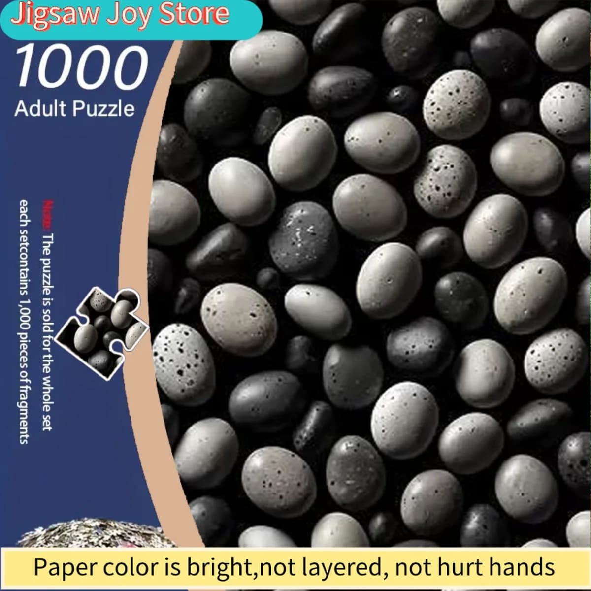 Puzzle da 1000 Pezzi per Adulti con Skyline Urbano Riflesso nell'Acqua Durante il Tramonto Ideale per progetti educativi, L