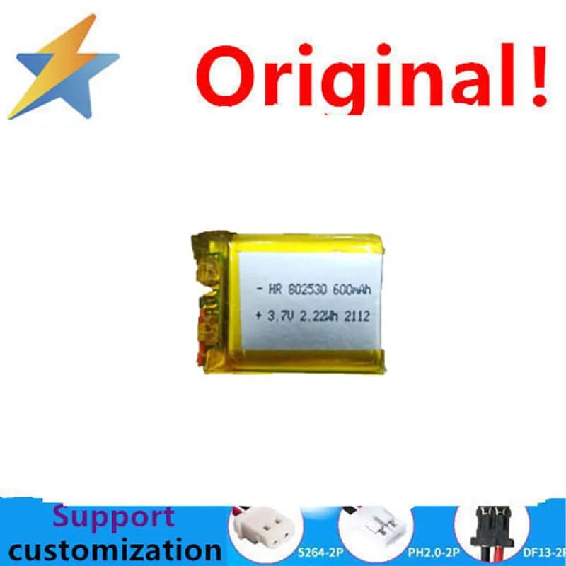 buy more will cheap 802530 polymer lithium battery 3.7V 600Mah high-capacity hand warmer smart lock lithium battery cell