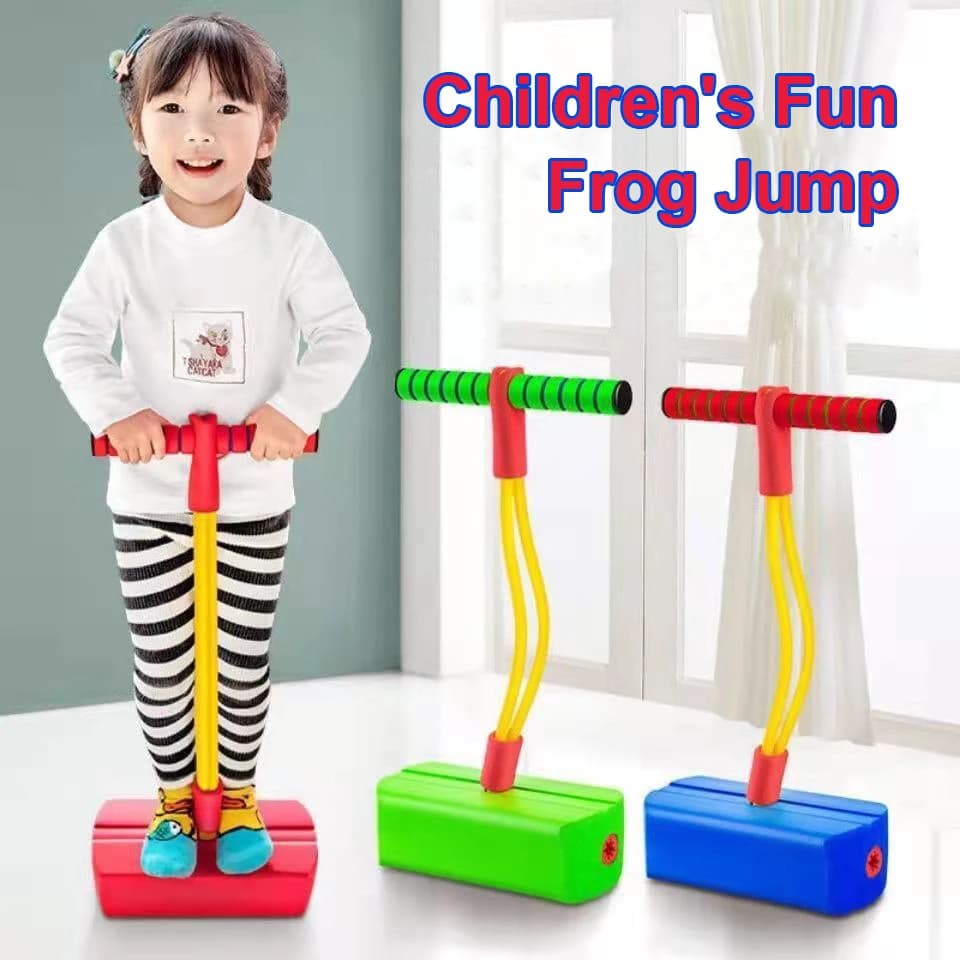 Bambini che crescono Bounce Sense Training Stick Jumper high Foam Frog Toys Jumping trampoli scarpe Sport giocattoli all'aperto per i regali dei bambini