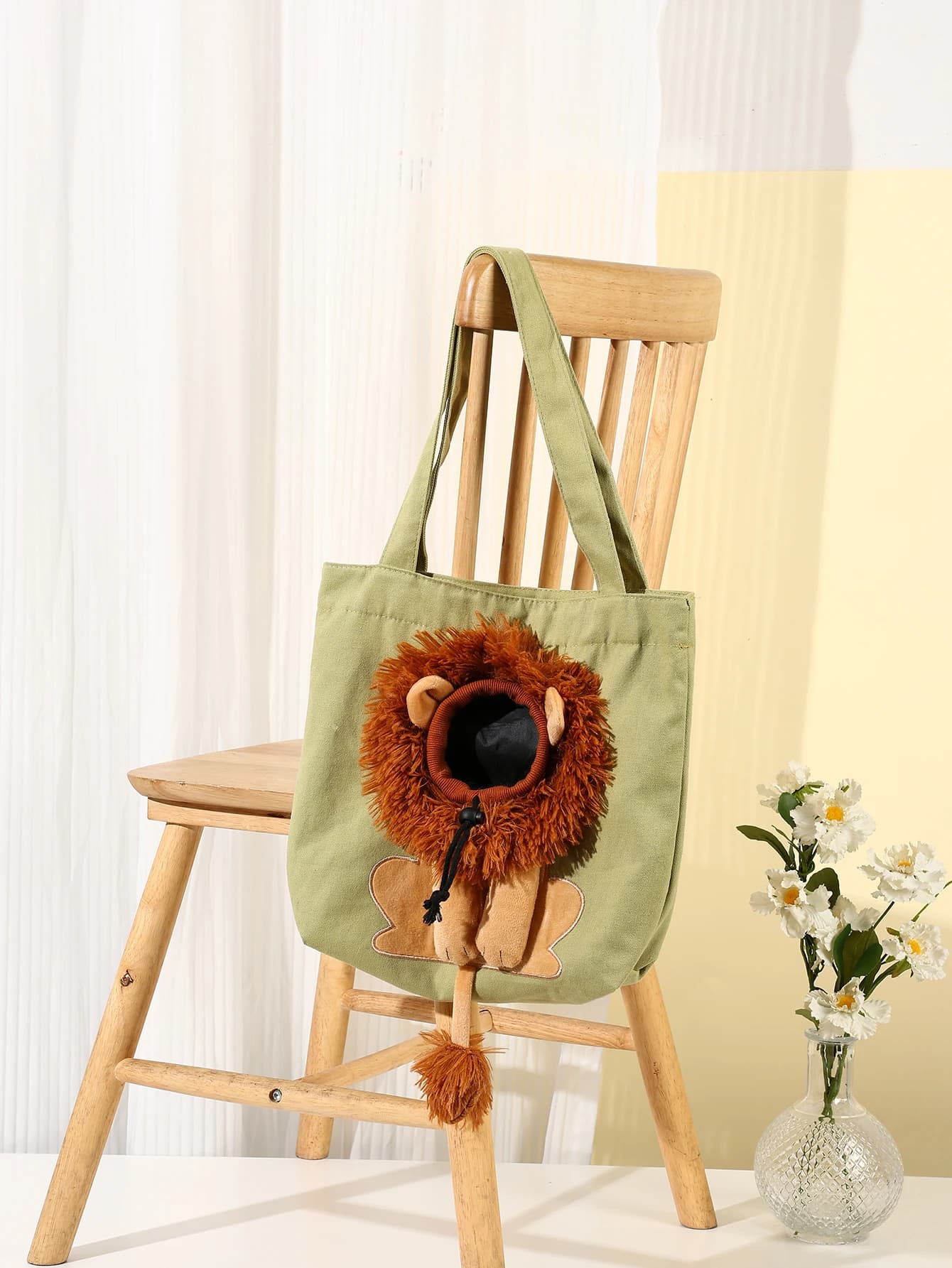 Accessori per gatti da esterno in tessuto impermeabile Borsa da viaggio per animali domestici Borsa per animali domestici in tela con una spalla