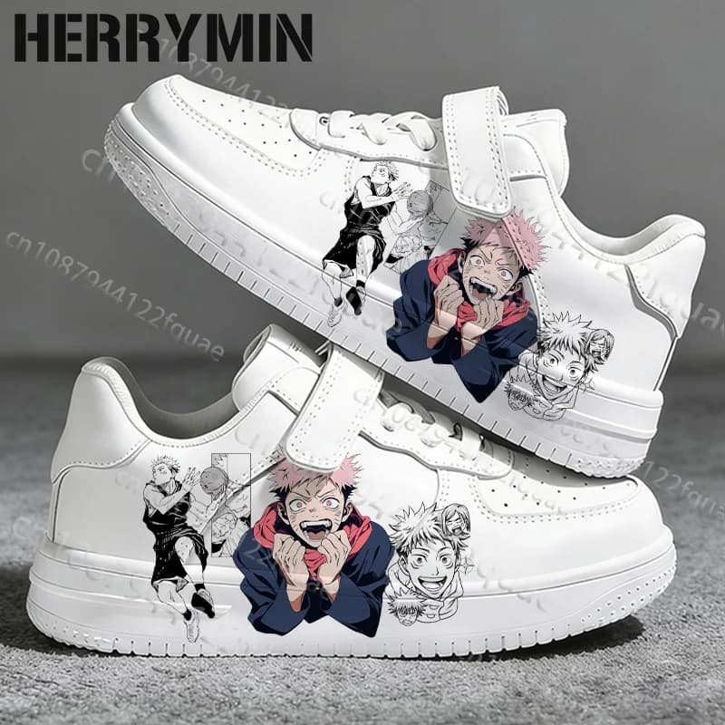 Anime Figure Itadori Yuji High Quality Unisex Children Shoes Summer Comfortable Boys Girls Universal Running Shoes in Stock