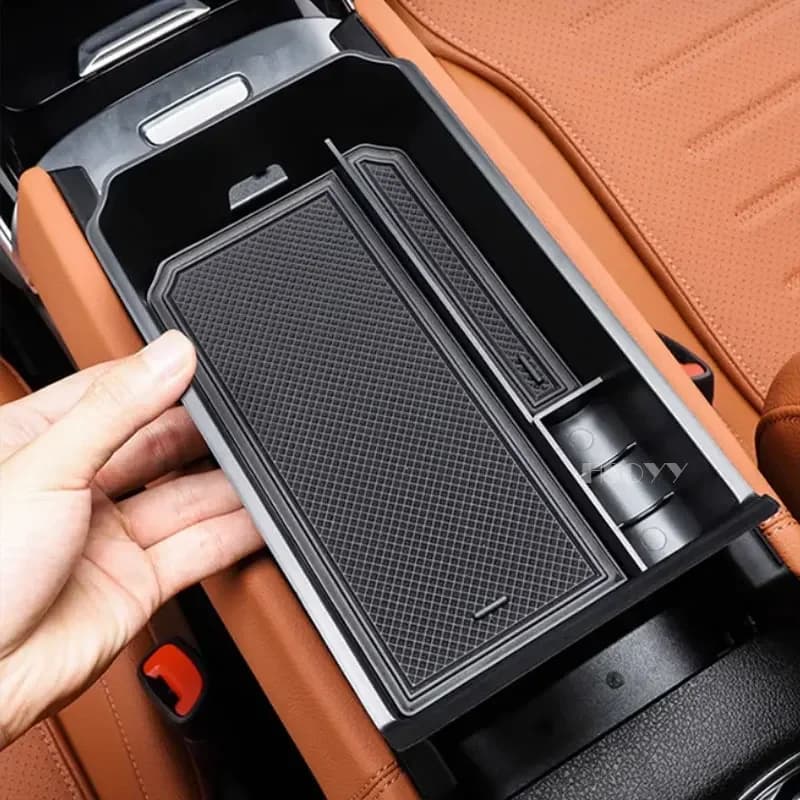 For Mercedes Benz Class GLC X254 GLC260 GLC300 2023 Auto Control Arm Central Control Box Storage Box Car Interior Accessories Box