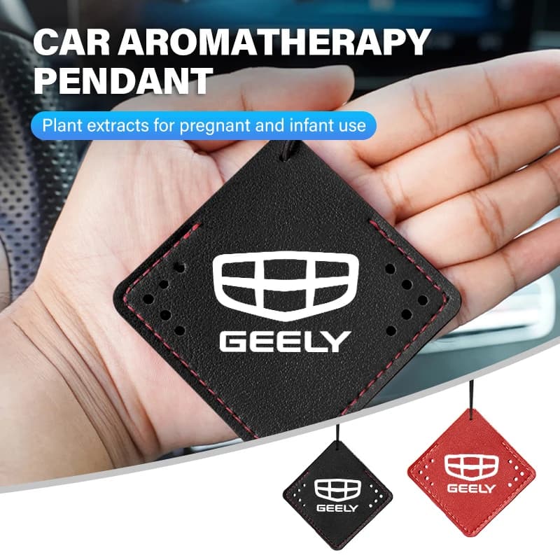 Car Hanging Air Purifier Hanging Rearview Mirror Fragrance Pendant For Geely Tugella Atlas Pro Coolray Geometry C Emgrand ec7