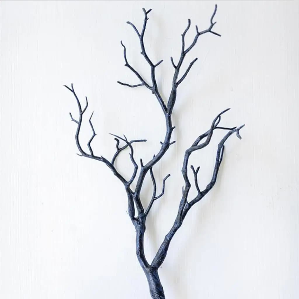 Artificial Flowers and Plants Plastic Dried Tree Branch Bouquet Decorative Ornament for Christmas Table Garden Wedding Room