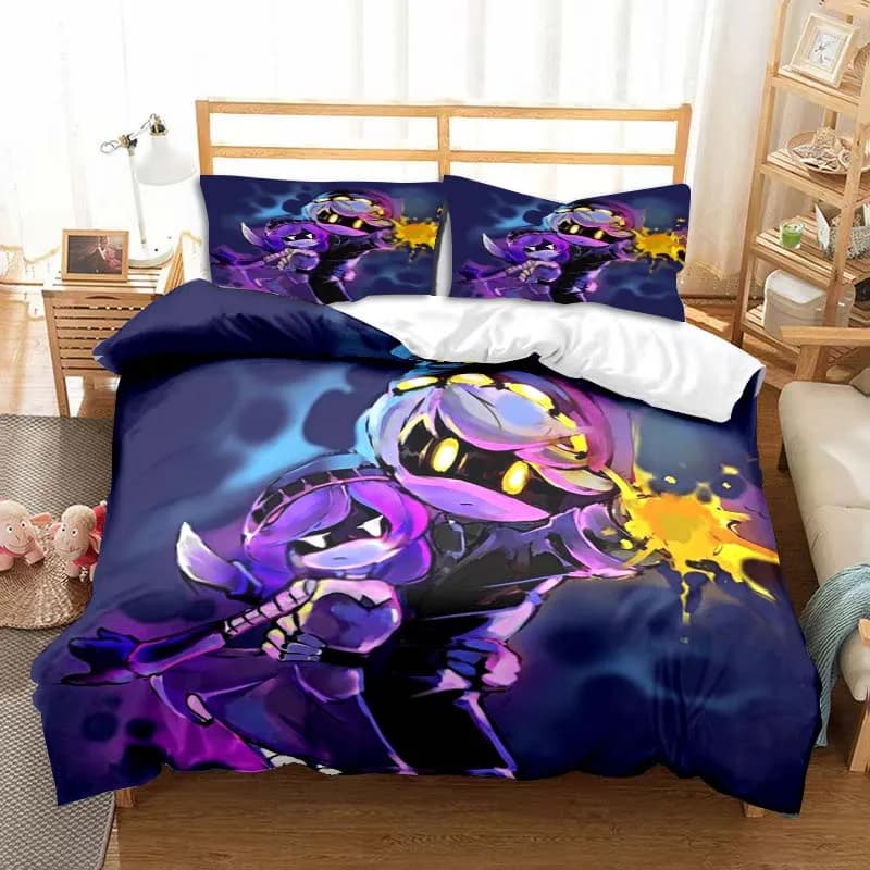 Murder Drones Anime Bed linen set Copripiumino Federa Children's bedroom Set of three pieces Single bed king size gift