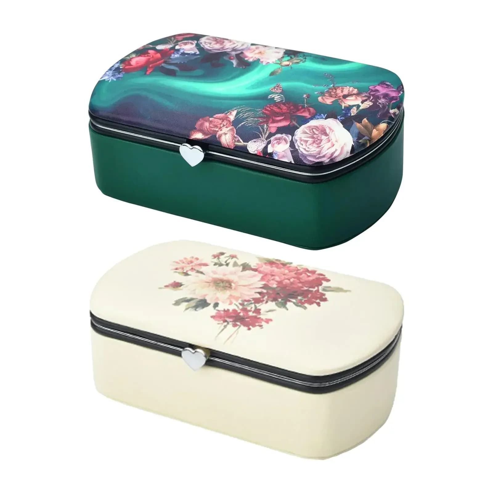 Gift Travel Jewellery Case for Women Gift Box For Dust Display Jewelry Case for Rings Bracelet With Pendant