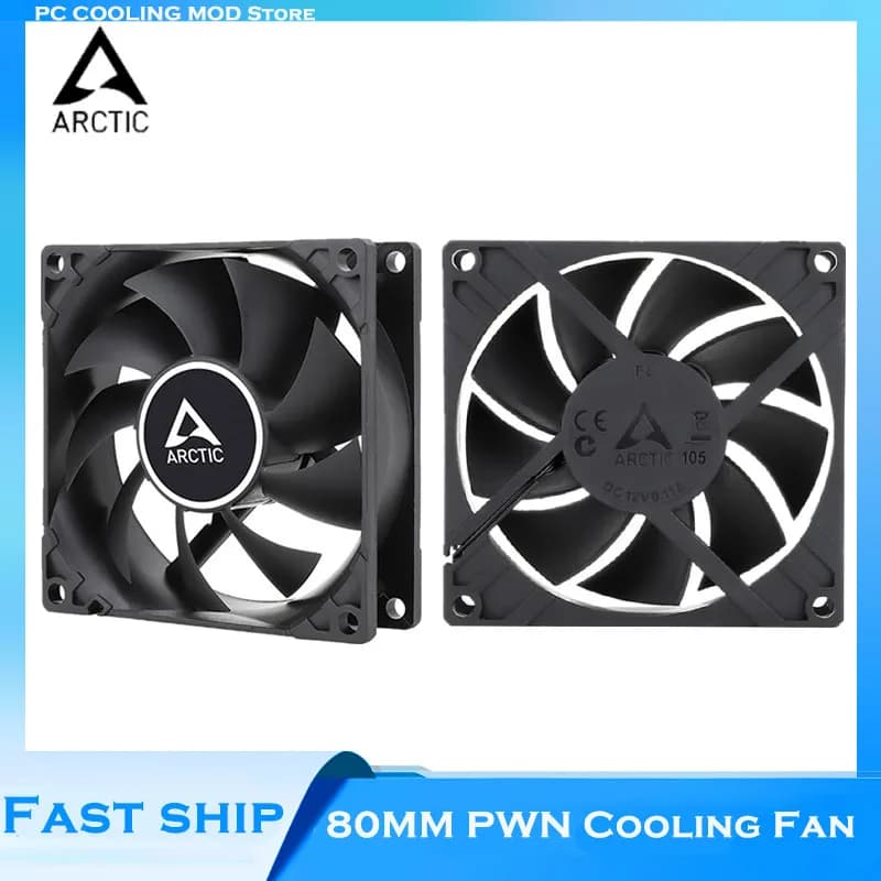 ARCTIC F8 PWM PST Case Del Computer 8CM Ventola 4PIN PWM Daisy Chain Controllo della Temperatura Regolare 80MM Case Fan Cooler Master 2000RPM