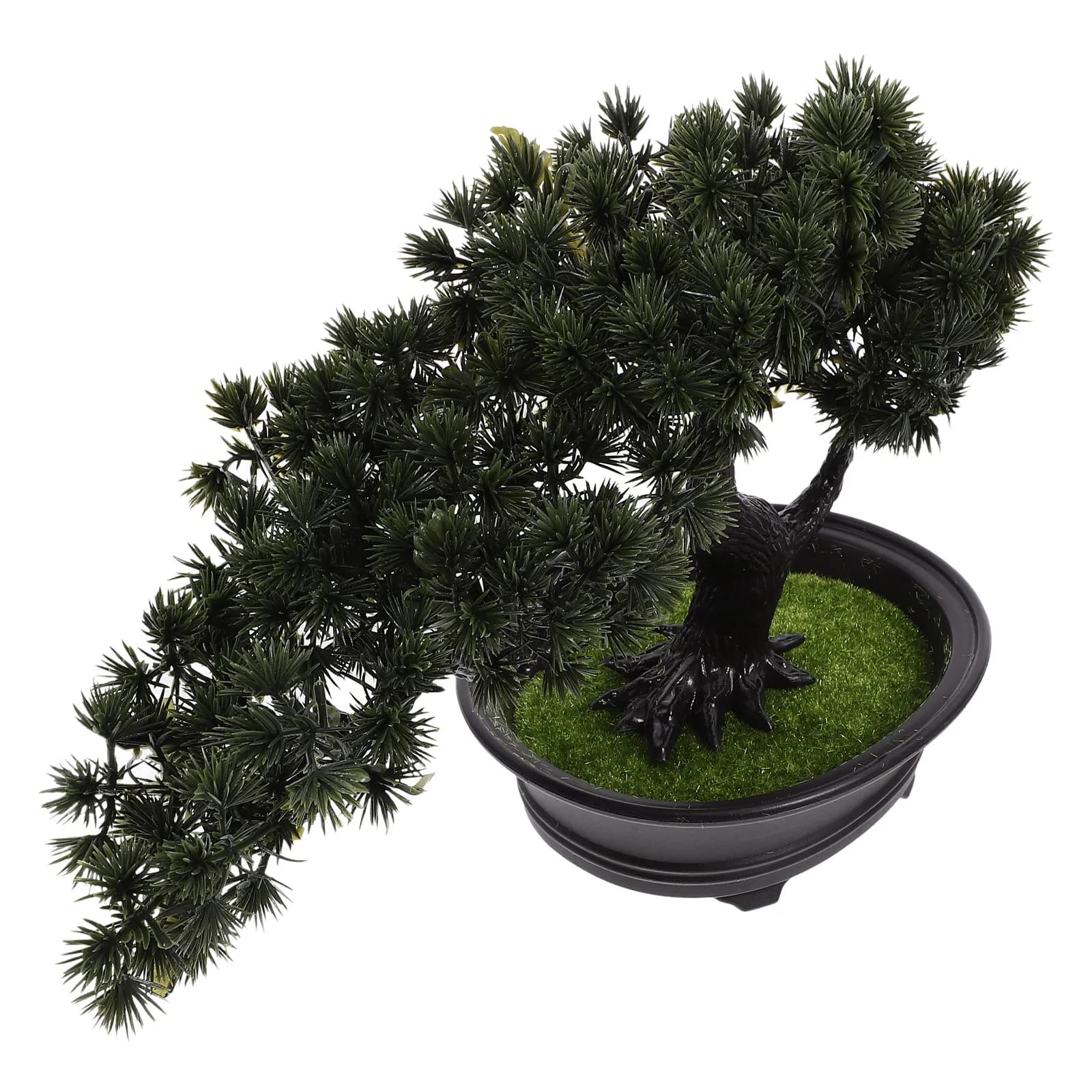Simulated Pine Bonsai Tree Artificial Indoor Miniature Welcome Decor Longevity Symbol Feng Shui Plant Office Home Table