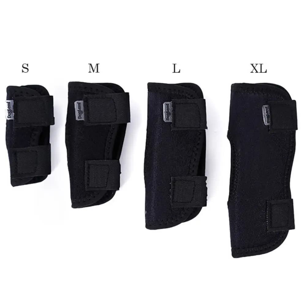 Protezioni per Ginocchia in Neoprene Durevole per Cani, Traspiranti, Nere, Supporto per Articolazioni, Strumenti di Cura, Fascia Protettiva per Recupero da Infortuni
