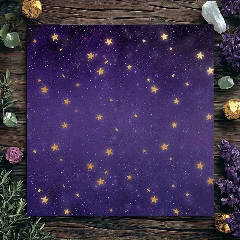 Tappeto da tavolo per tarocchi con design cielo stellato, tovaglia per altare, lettura carte tarocchi, decorazione per la casa, tappetino da appoggio per astrologia, decorazione per la casa