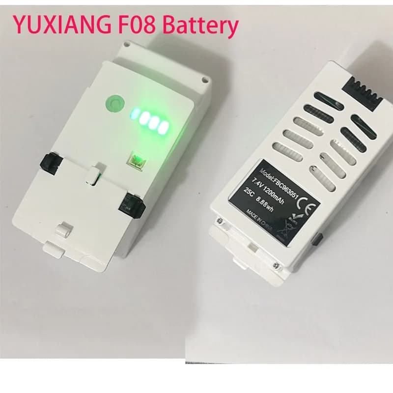 Batteria di ricambio per elicottero YXZNRC F08 RC 7.4V 25C 1200mAh