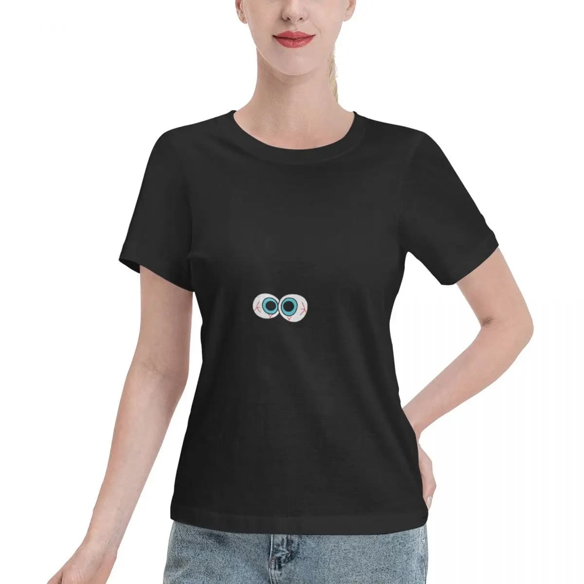 Go To Top It S Fine I M Fine Everything Is Fine Funny Cat T-shirt da donna per il look del fine settimana, taglie forti