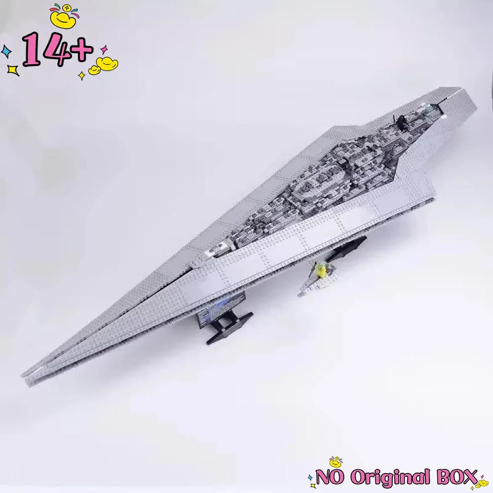 Nuovo 2026 - Modello MOC 10221 Super Star Destroyer da 3152 Pezzi - Kit di Costruzione Massivo di Astronave Sci-Fi, Creativo Regalo di Natale per Bambini