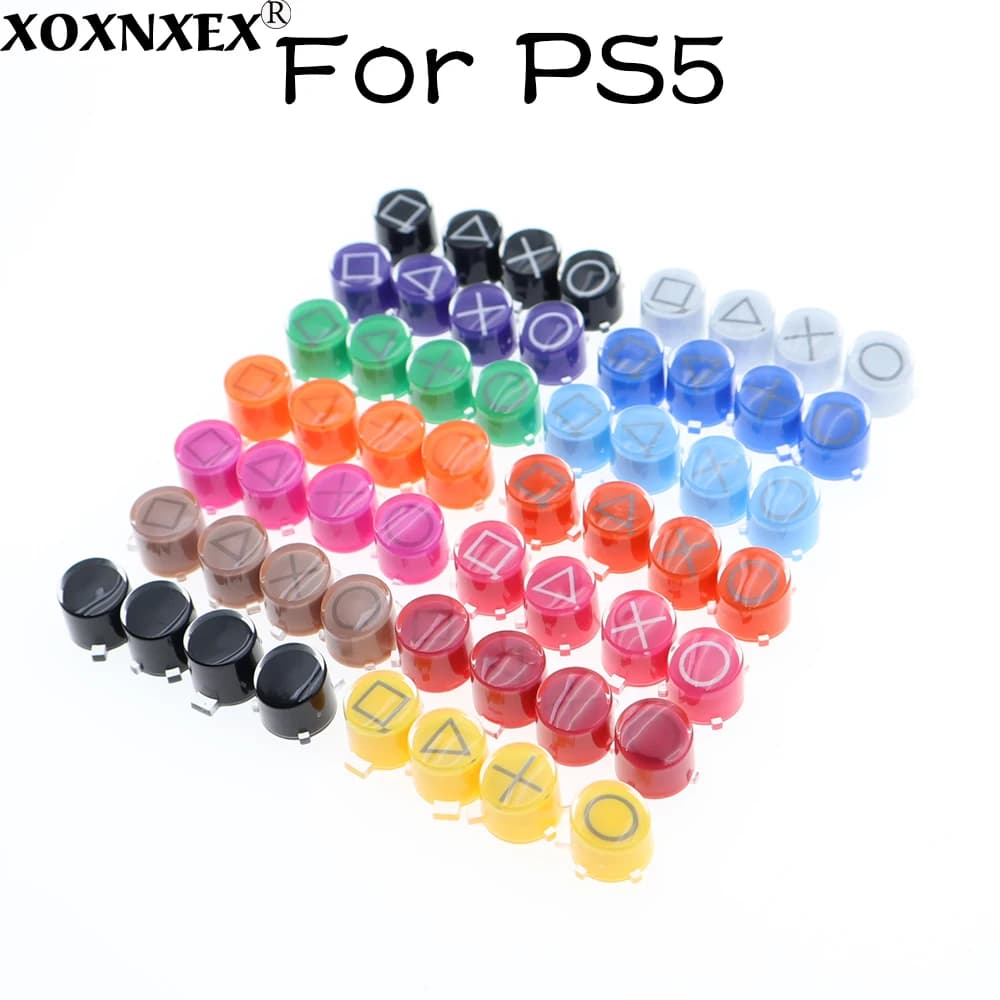 Per Dpad Key ABXY Set di pulsanti Parte di riparazione di ricambio per Sony Dualsense 5 PS5 Controller Gamepad Accessori