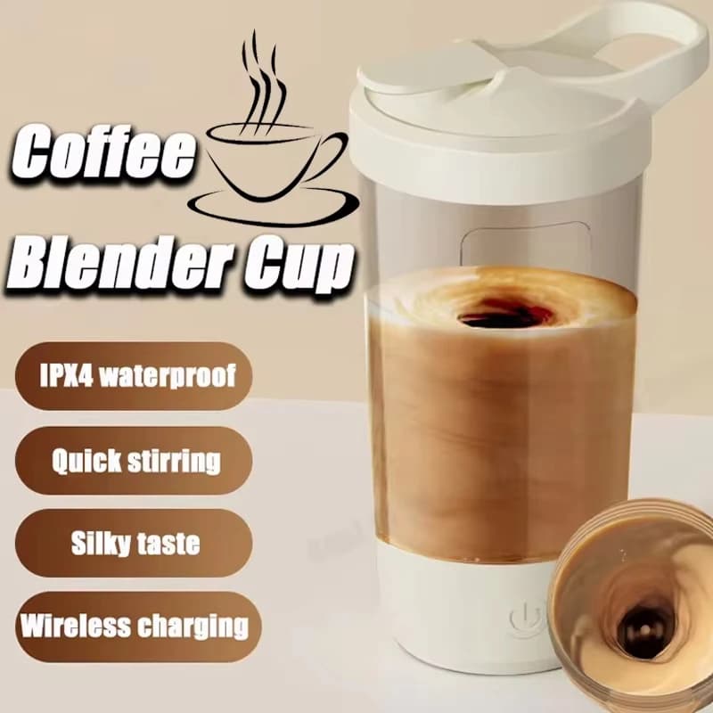 Shaker elettrico Tazza 450ml Agitatore intelligente con agitazione automatica per la sostituzione dei pasti con agitazione proteica Tazza di miscelazione sportiva portatile