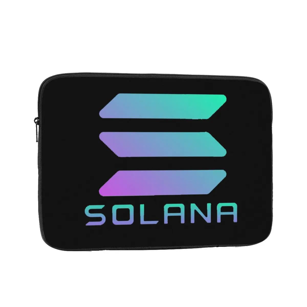 Criptovaluta Solana - Solana SOL Custodia protettiva per laptop 10 12 13 15 17 pollici Borsa per notebook Custodia antiurto per tablet