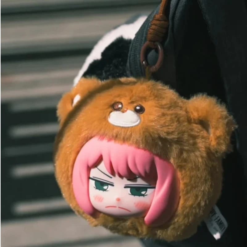 Eaki Autentico Spy X Family Anya Forger Animal Party Peluche Blind Box Portachiavi Statuetta da Collezione Regalo per Ragazze Amanti degli Anime