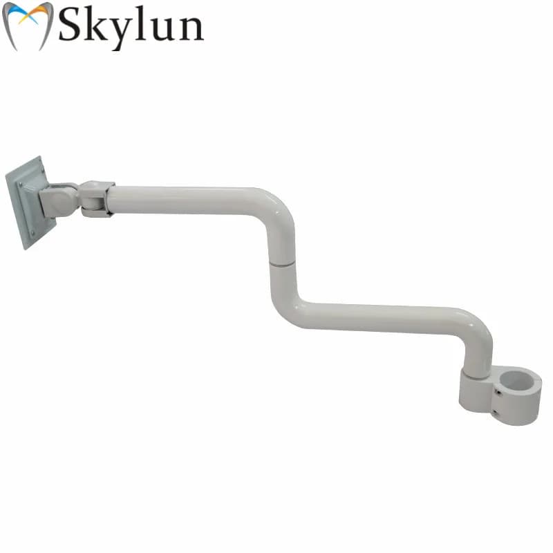 Poltrona odontoiatrica grande supporto LCD in metallo Supporto per monitor a due segmenti Braccio di montaggio telaio dentale supporto per poltrona odontoiatrica 45mm SL1015
