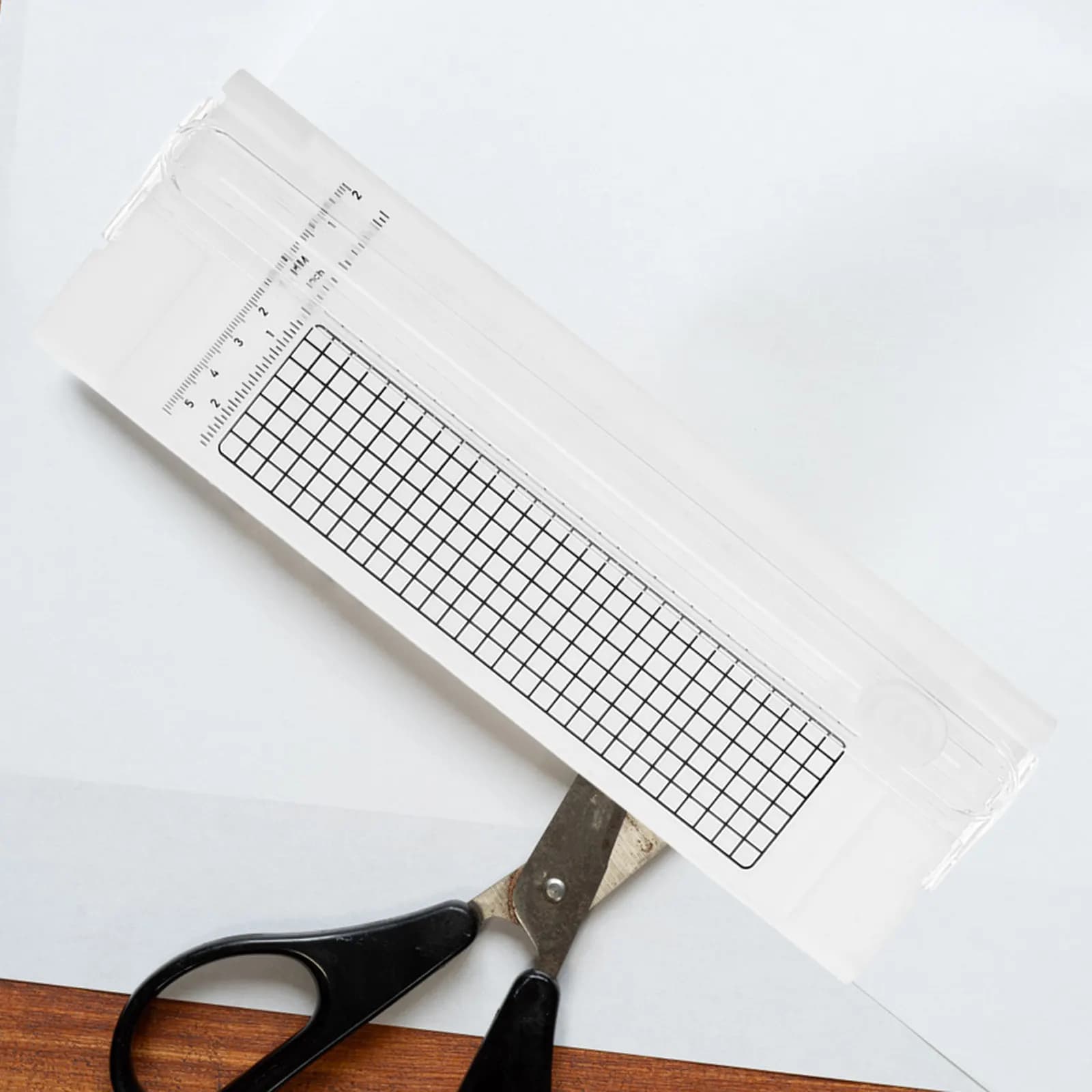 Compact Portable Manual Paper Cutter Tabletop Paper Cutting Board for Photos Scrapbooking Crafting Office Supply Precision Trim